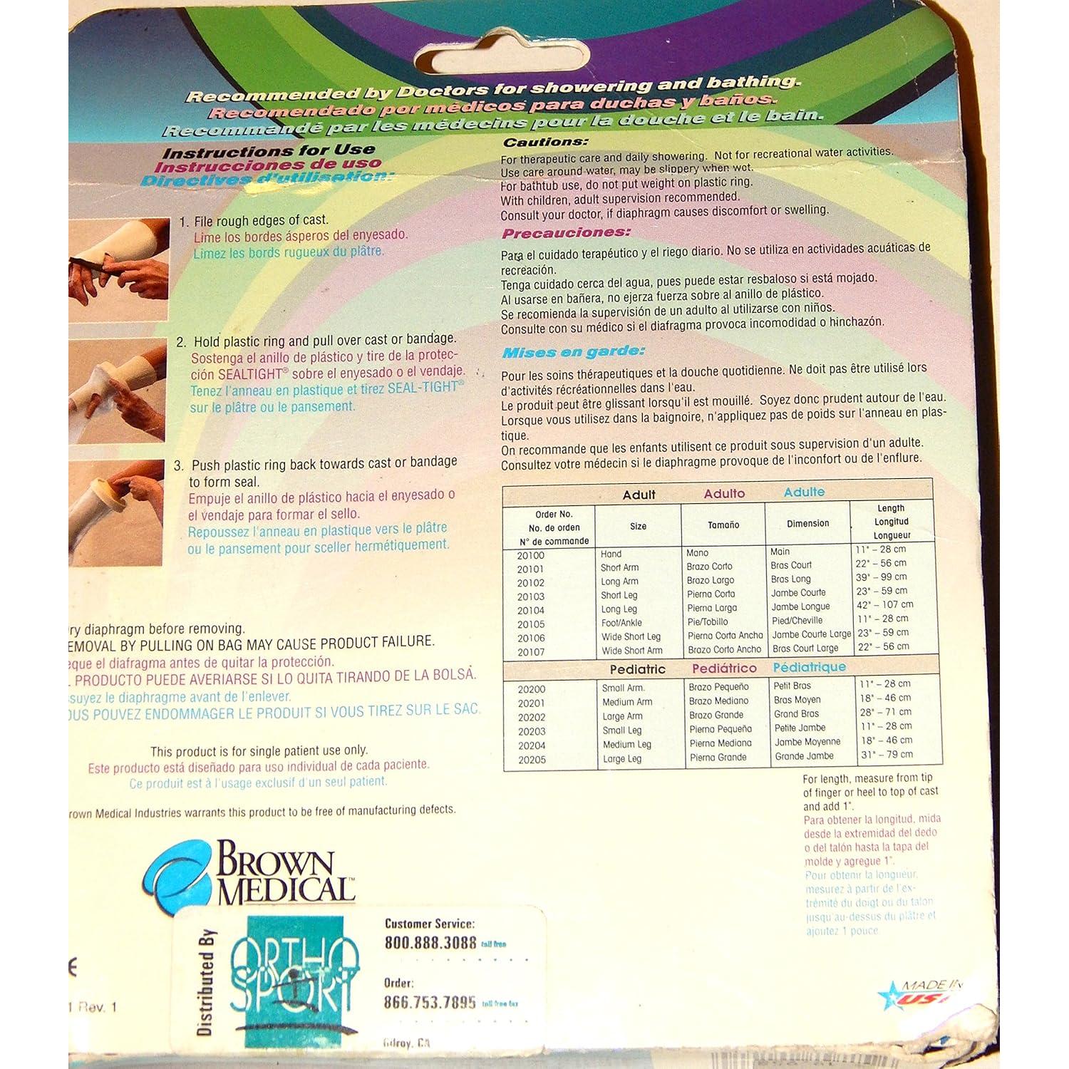 Protector Impermeable para Yeso SEAL-TIGHT Adulto 16.5x15.9cm