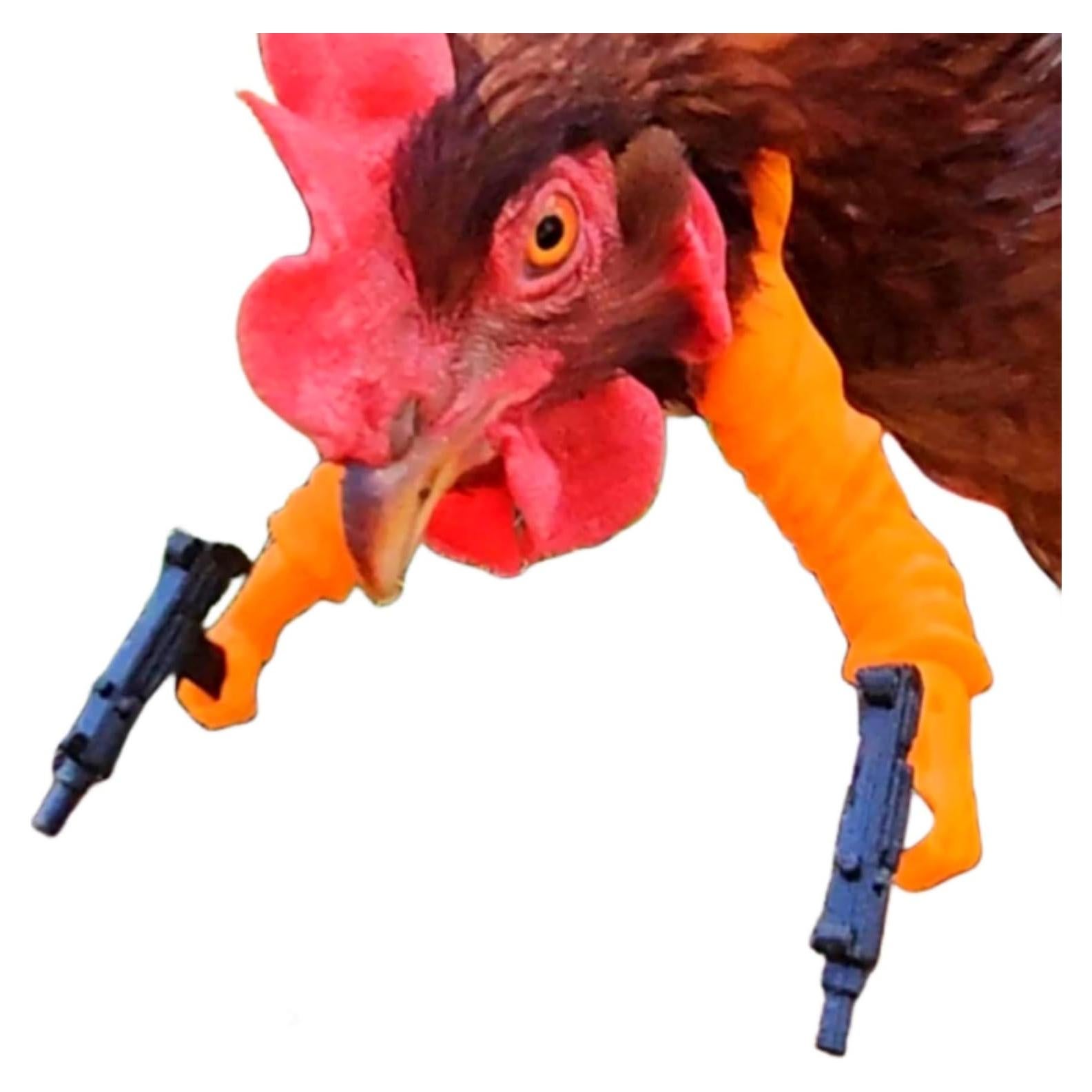 Brazo Falso de Pollo con Decoración de Arma LUOBEIYAOHL Amarillo