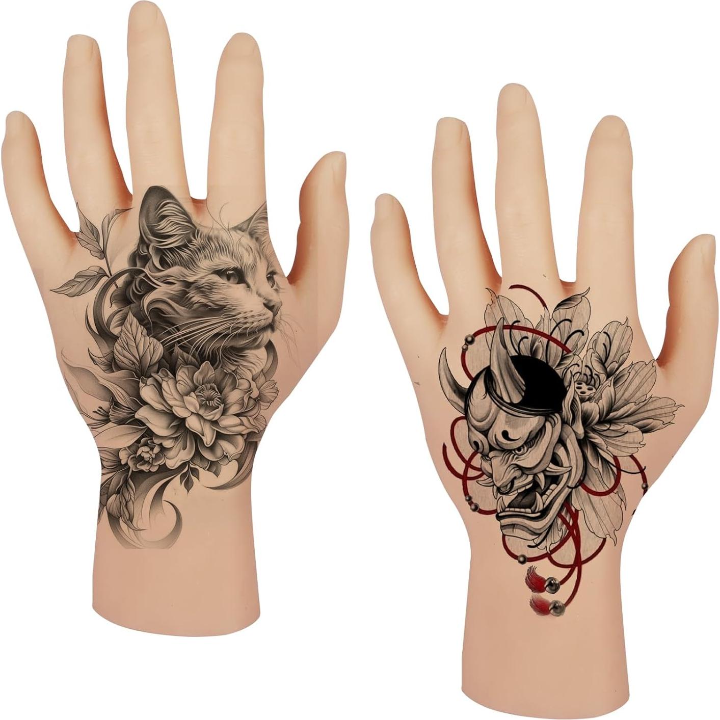 Mano de Práctica de Tatuaje Autdor con Muñeca de Silicona