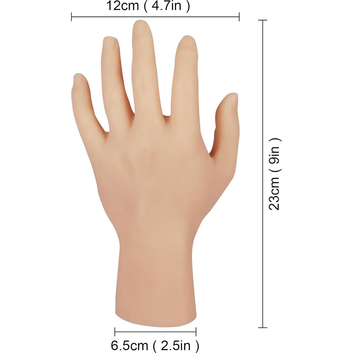 Mano de Práctica de Tatuaje Autdor con Muñeca de Silicona