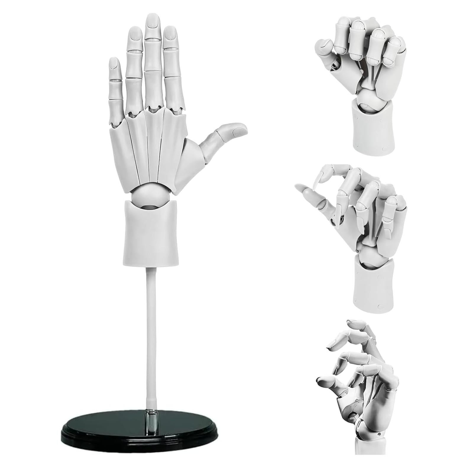 Maniquí de Mano Flexible Artista AGTIAAI para Dibujo 408g