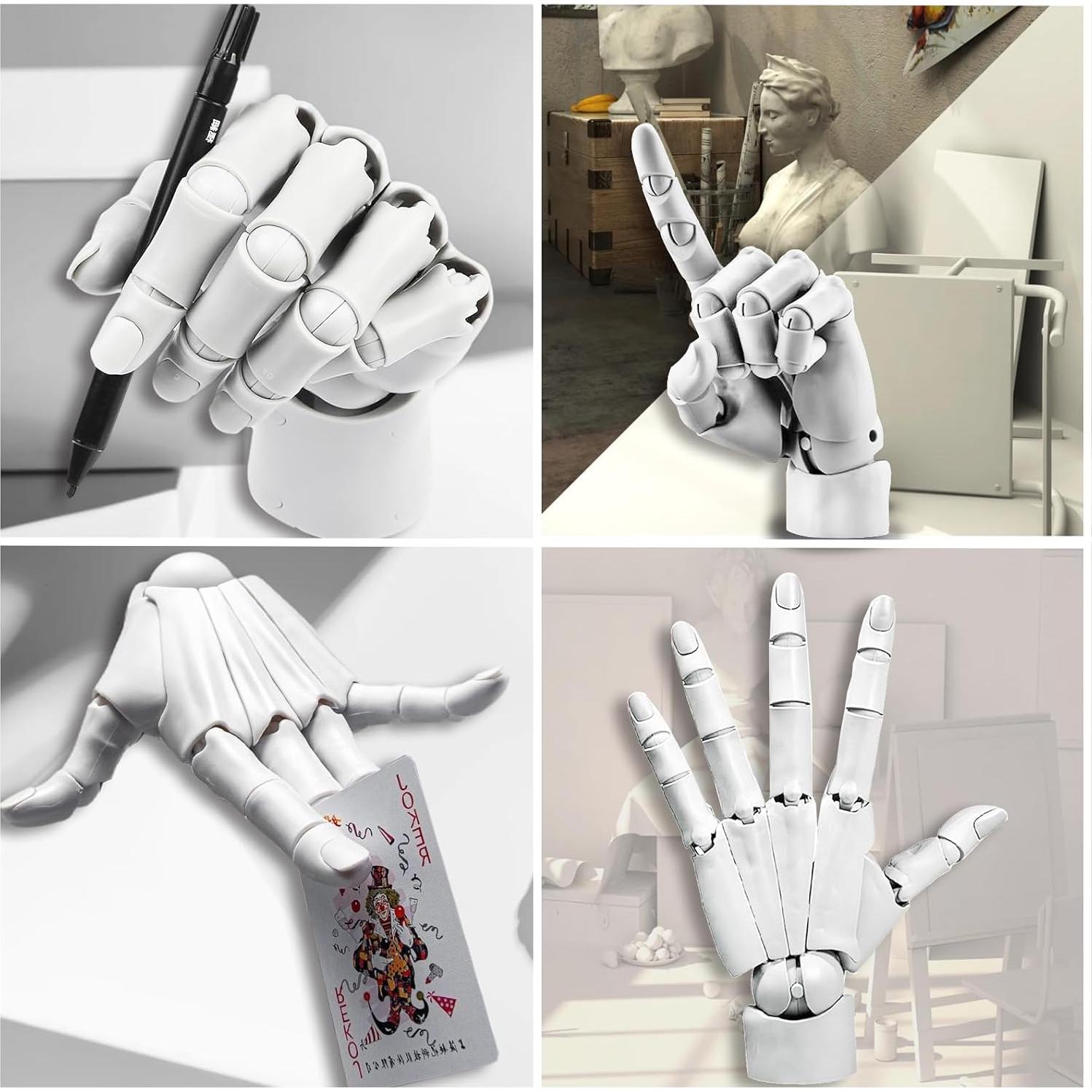 Maniquí de Mano Flexible Artista AGTIAAI para Dibujo 408g