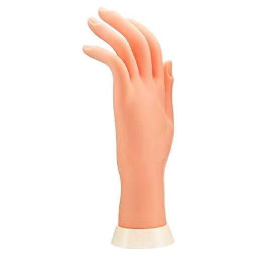 Mano de Práctica de Manicura LASSUM de Plástico Suave 24cm