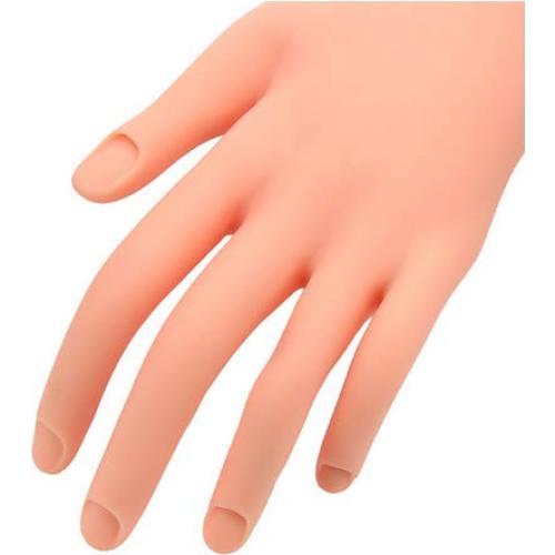 Mano de Práctica de Manicura LASSUM de Plástico Suave 24cm