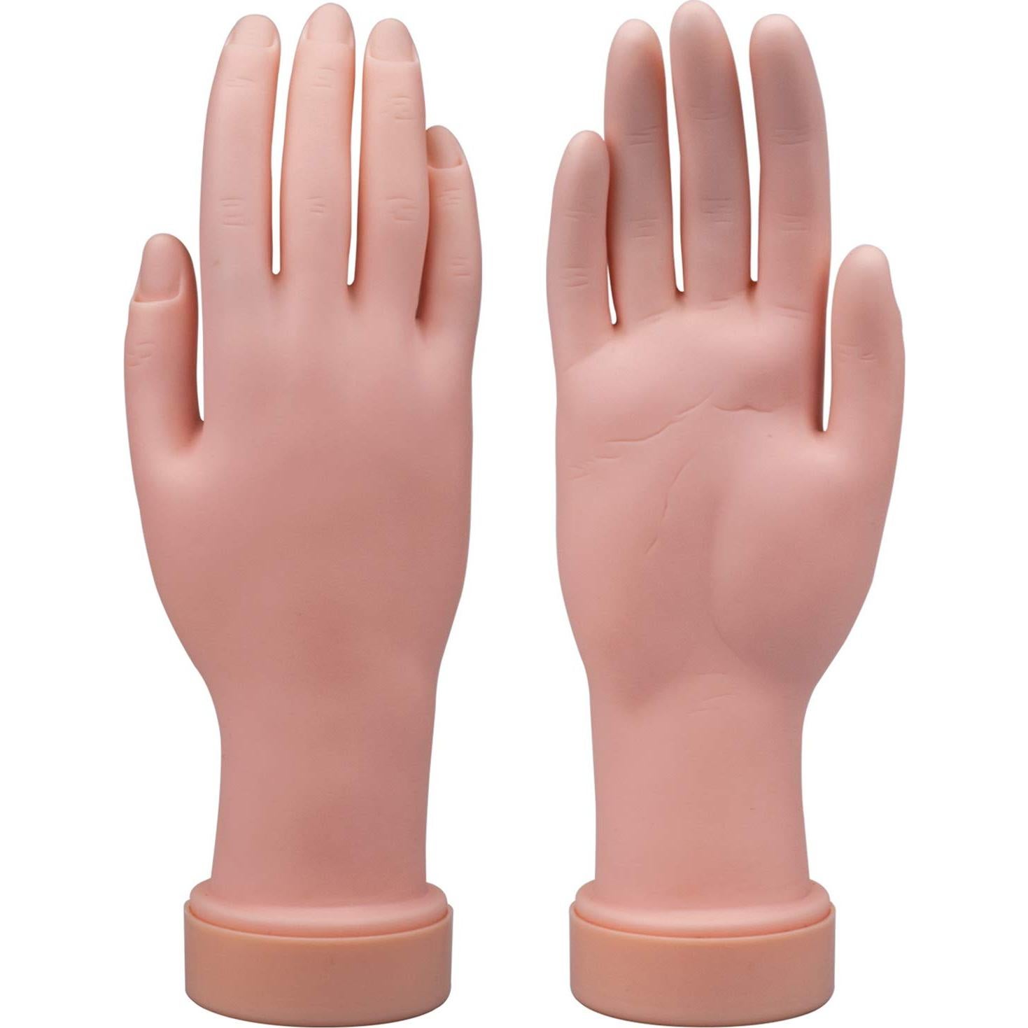 Hedume Mano Falsa para Práctica de Uñas - 3 Piezas 22.86 cm