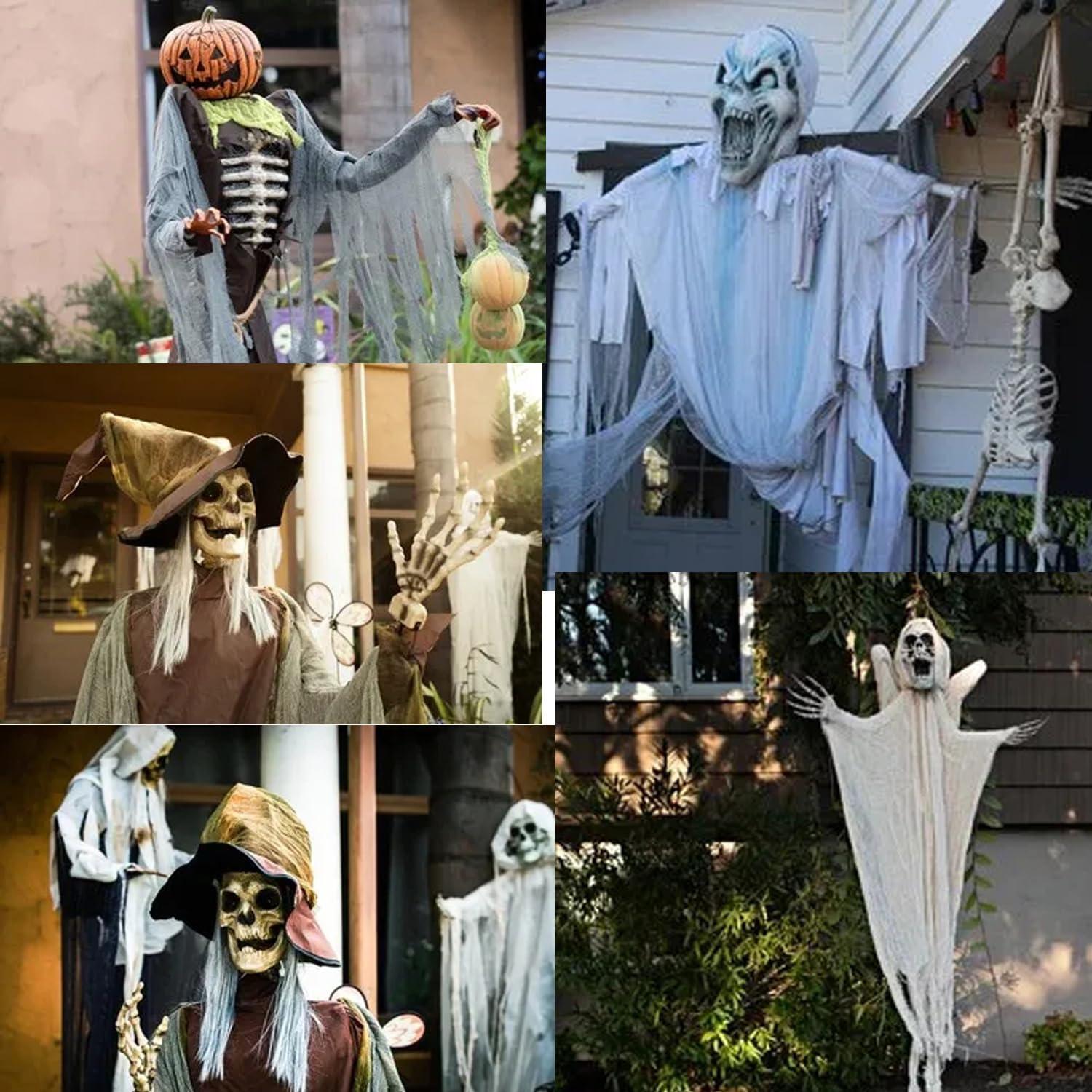 Manos de Esqueleto Realistas Honbay para Decoración Halloween