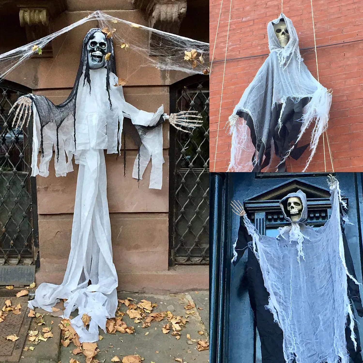 Manos de Esqueleto Realistas Honbay para Decoración Halloween