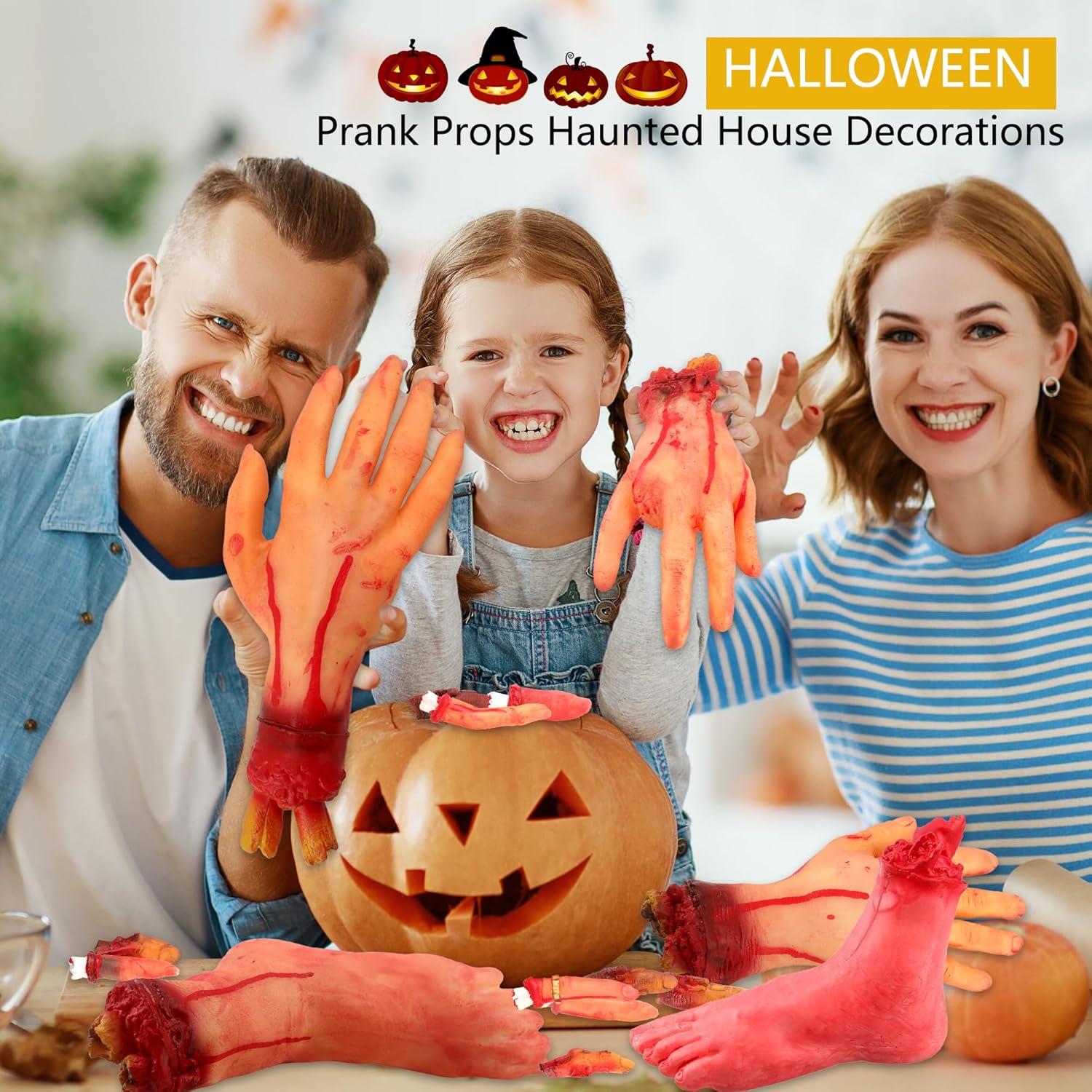 Paquete de 15 partes de cuerpo falso Halloween Sonarun