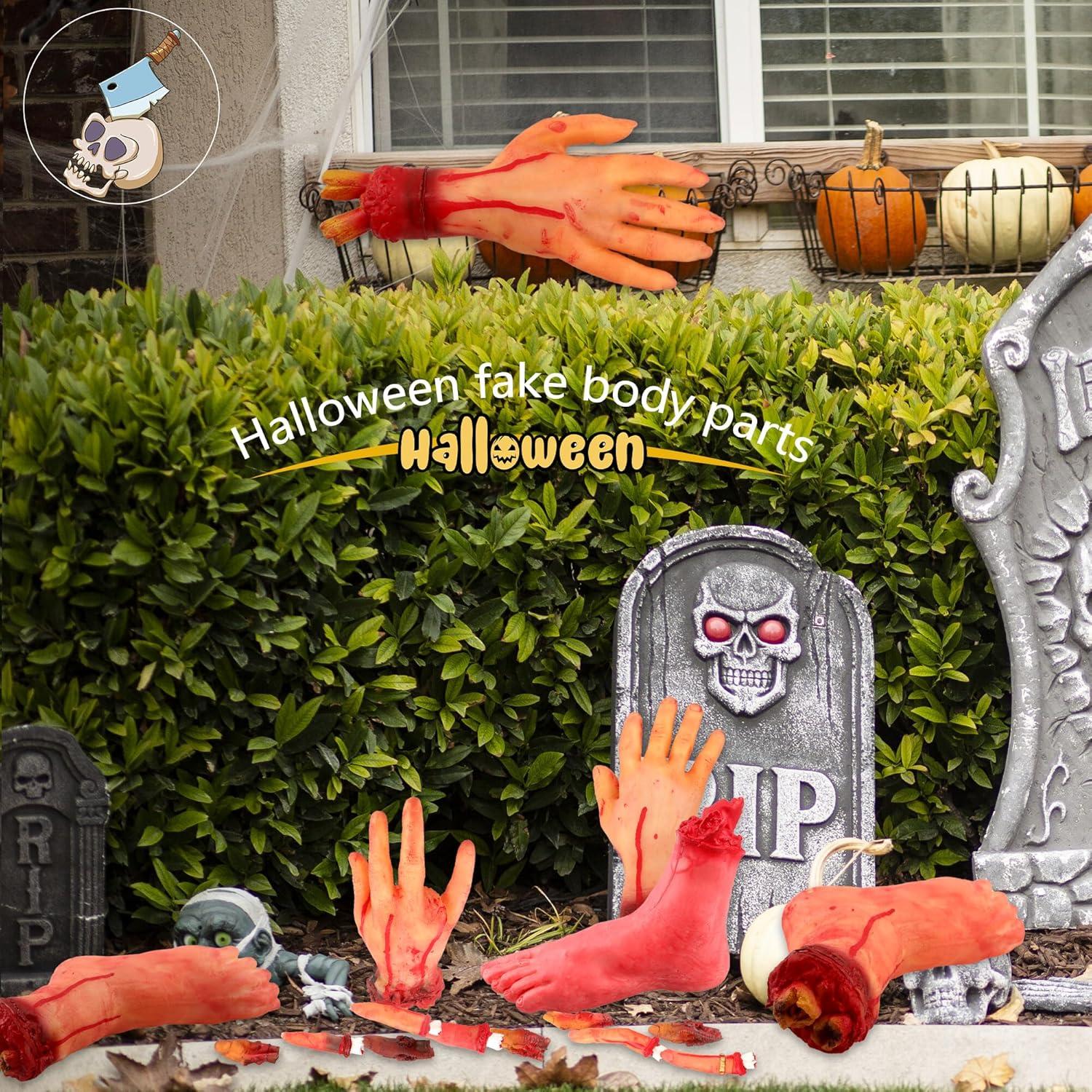 Paquete de 15 partes de cuerpo falso Halloween Sonarun