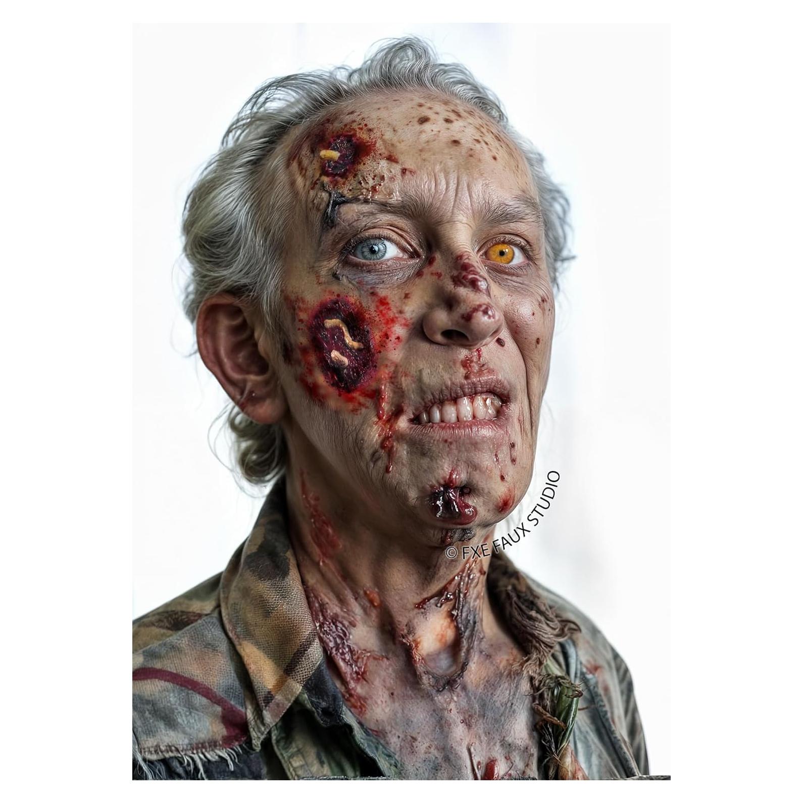 Apósito Prostético de Látex Fxe Faux Studio - 2 Piezas Maggots