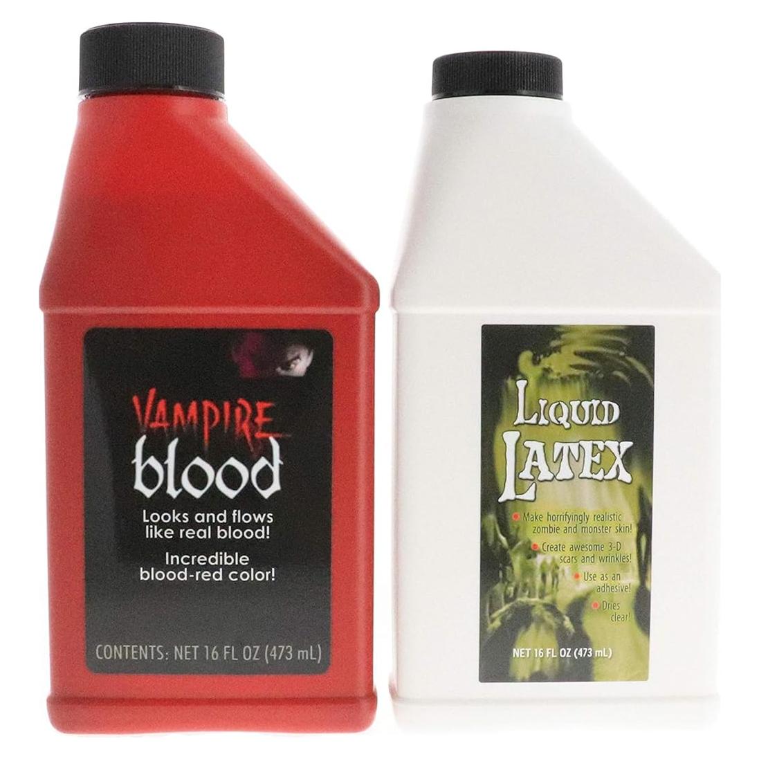 Kit Sangre Falsa y Láttex Líquido 473 ml - Liquid Latex Fashions