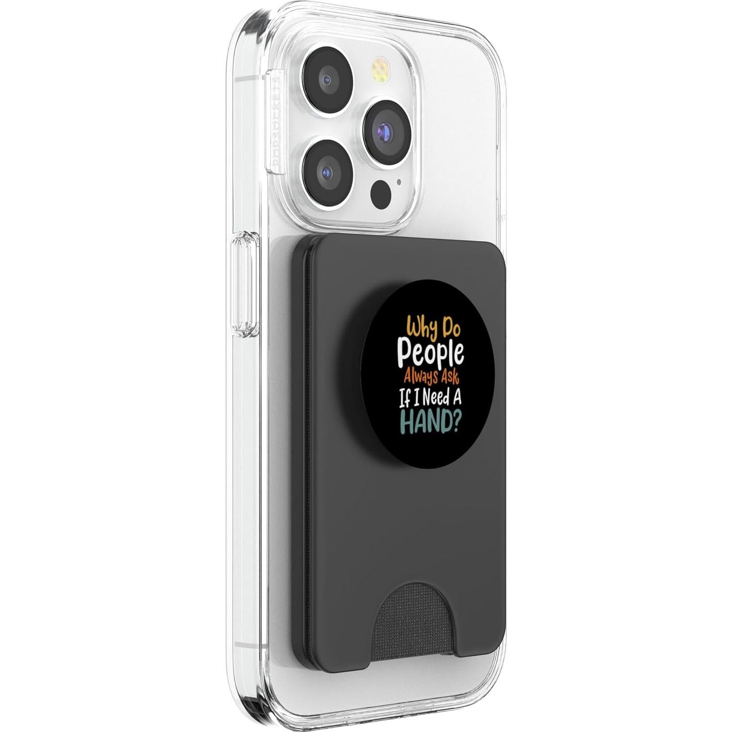 PopWallet Magnético PopSockets para MagSafe - Negro