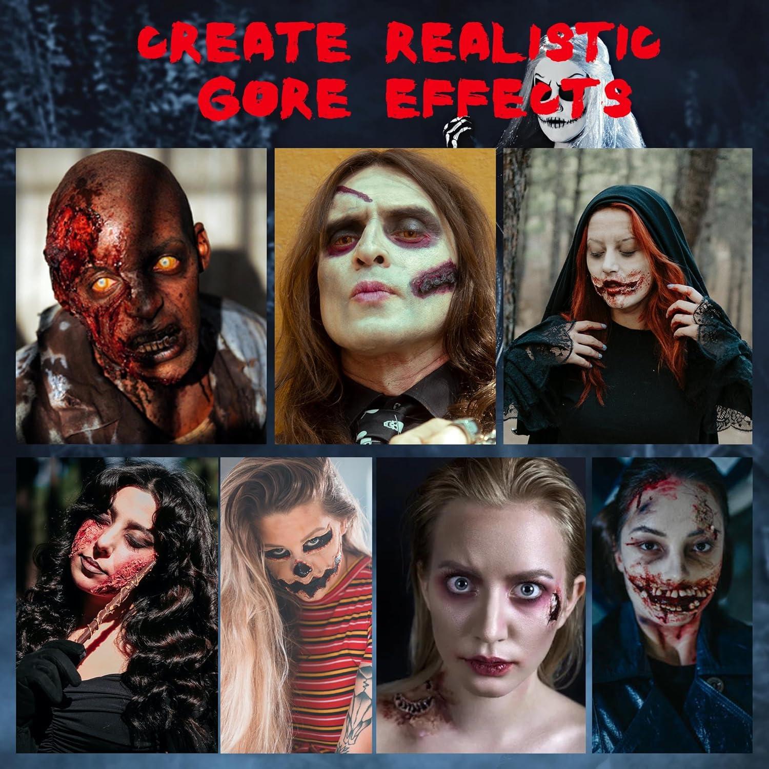 Kit de Maquillaje de Cera para Cicatrices Wismee 75g Efectos SFX