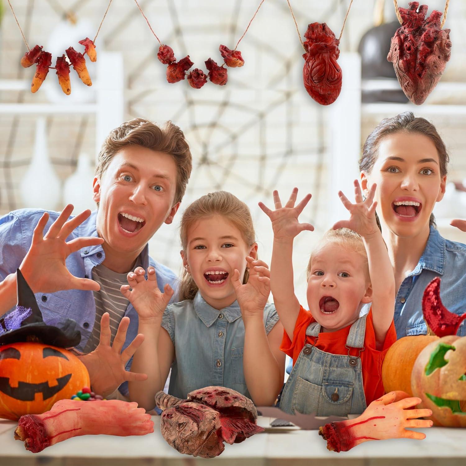 Paquete de 10 Partes del Cuerpo Falsas Halloween SGBETTER