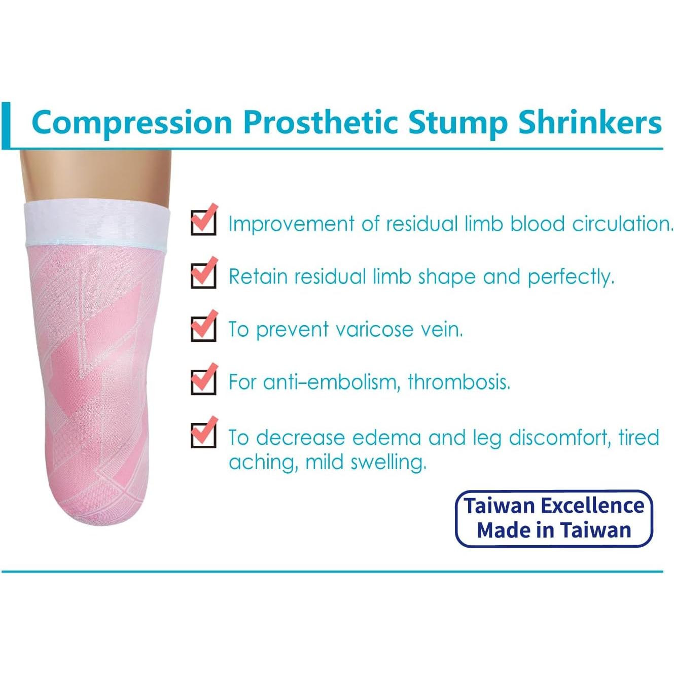 Reductores de muñón protésicos JianiMed 40cm 20-30 mmHg 2XL