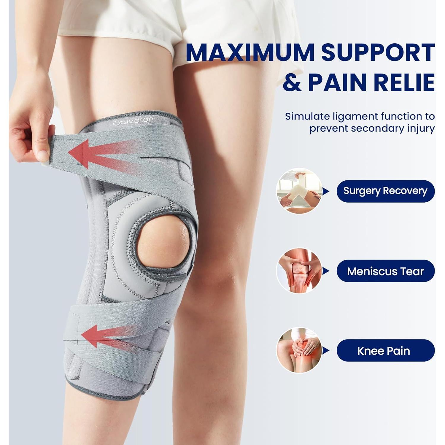 Férula de Rodilla Galvaran Ajustable para Desgarro de Menisco