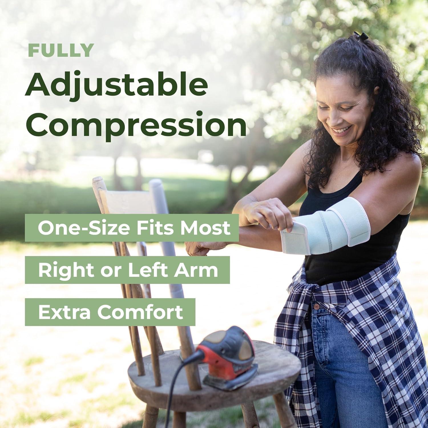 Soporte de Codo CleanPrene - Ecológico y Ajustable - Talla Única