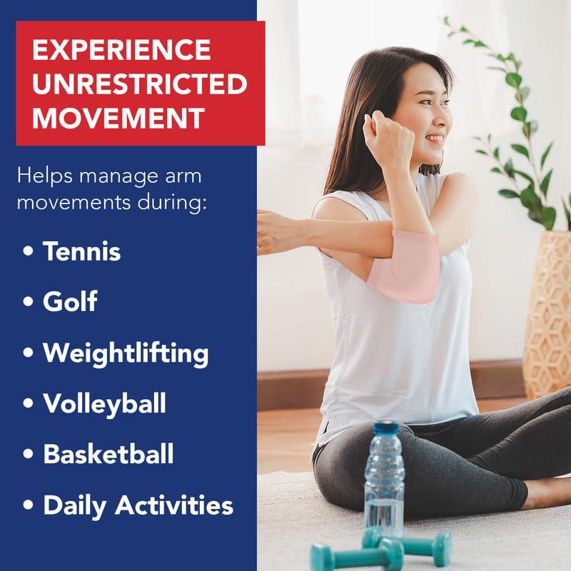 Manga de Compresión Rosa para Codo Dr. Arthritis - Grande