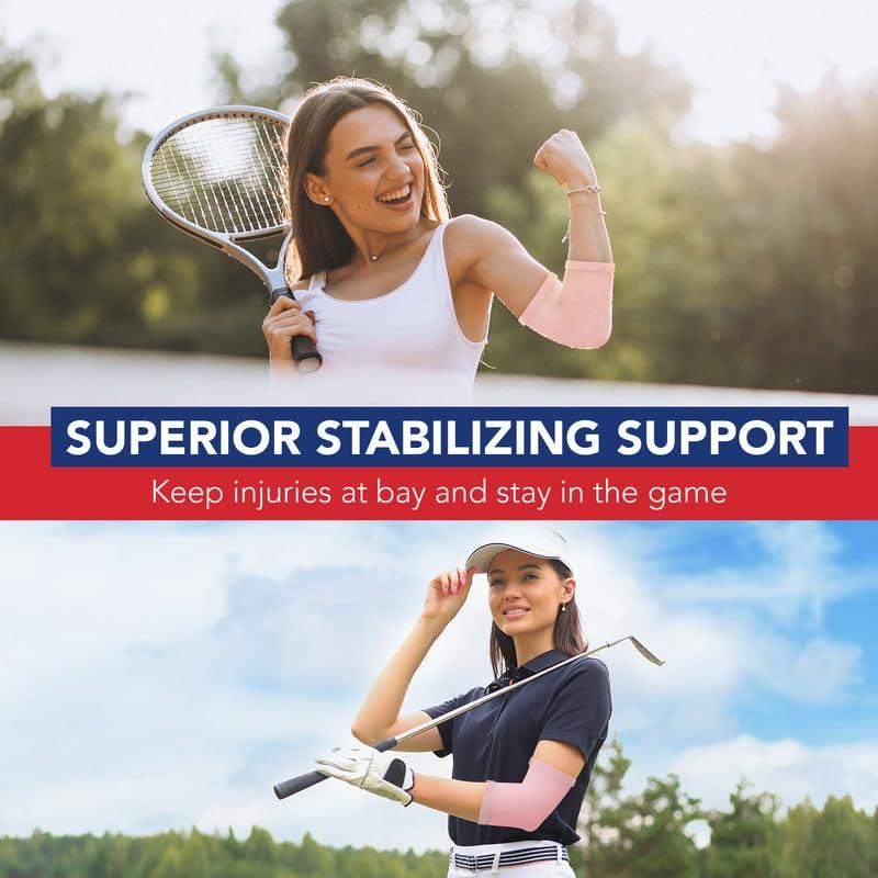 Manga de Compresión Rosa para Codo Dr. Arthritis - Grande