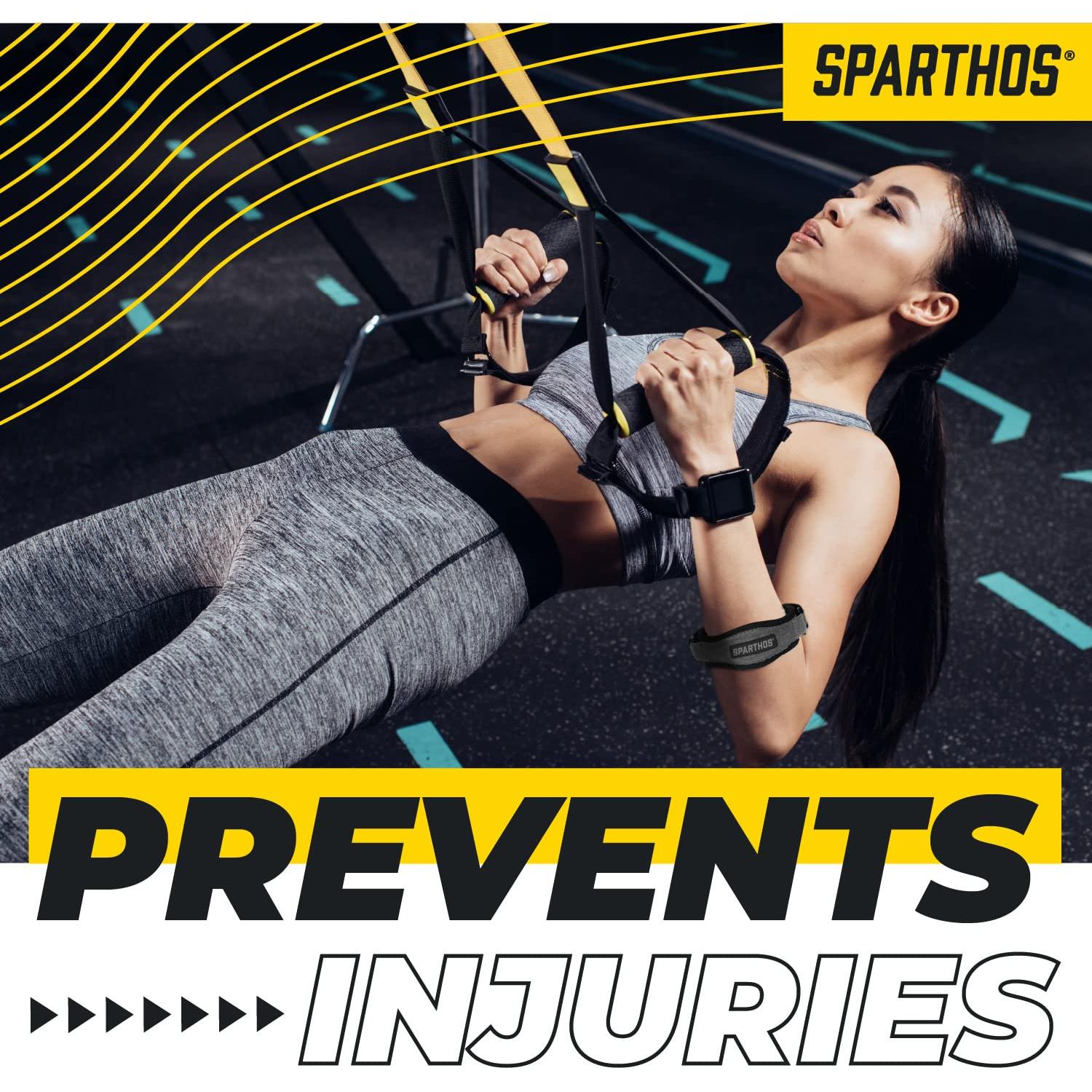 Faja para Codo Sparthos - Alivio Tendinitis y Dolor - Paquete de 2