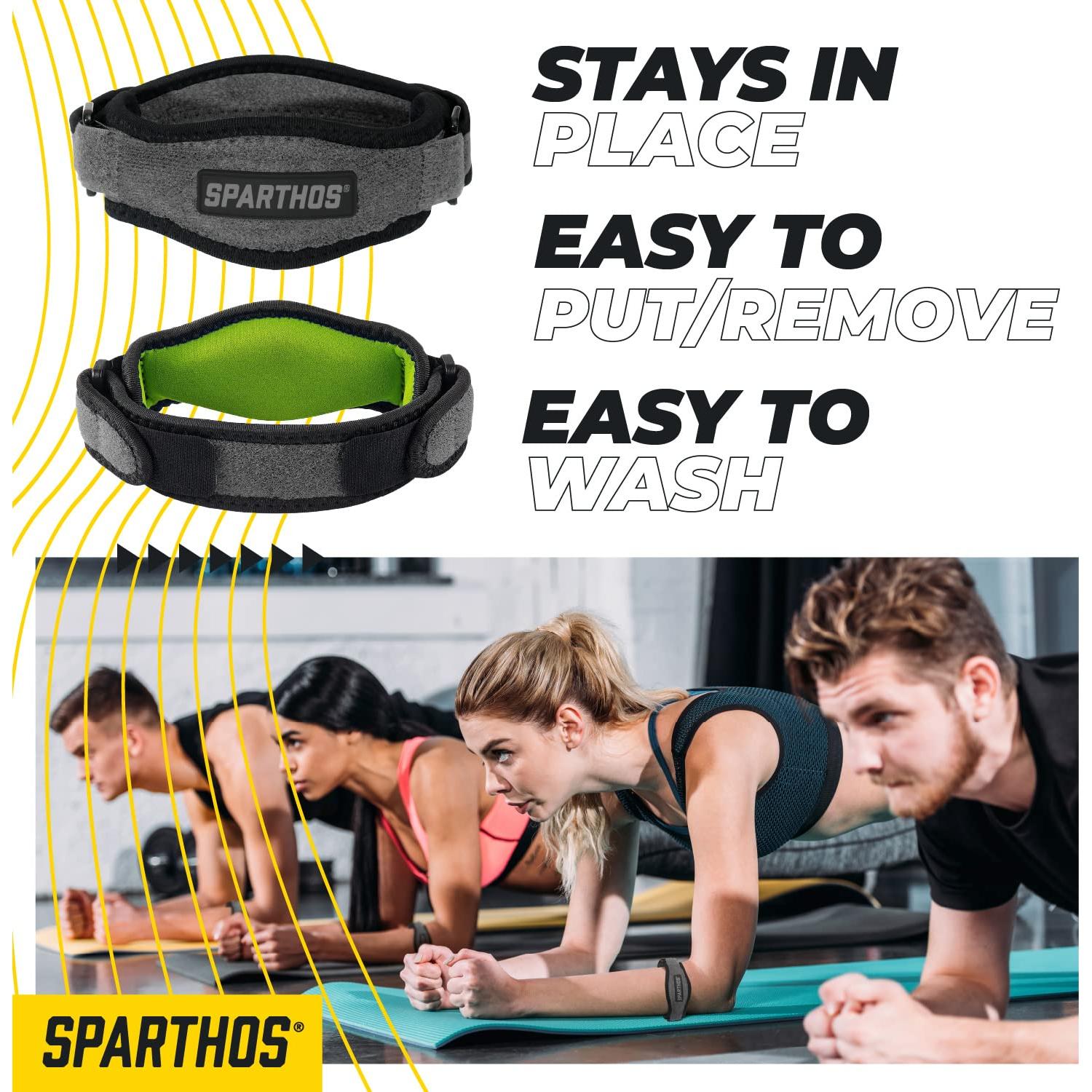 Faja para Codo Sparthos - Alivio Tendinitis y Dolor - Paquete de 2