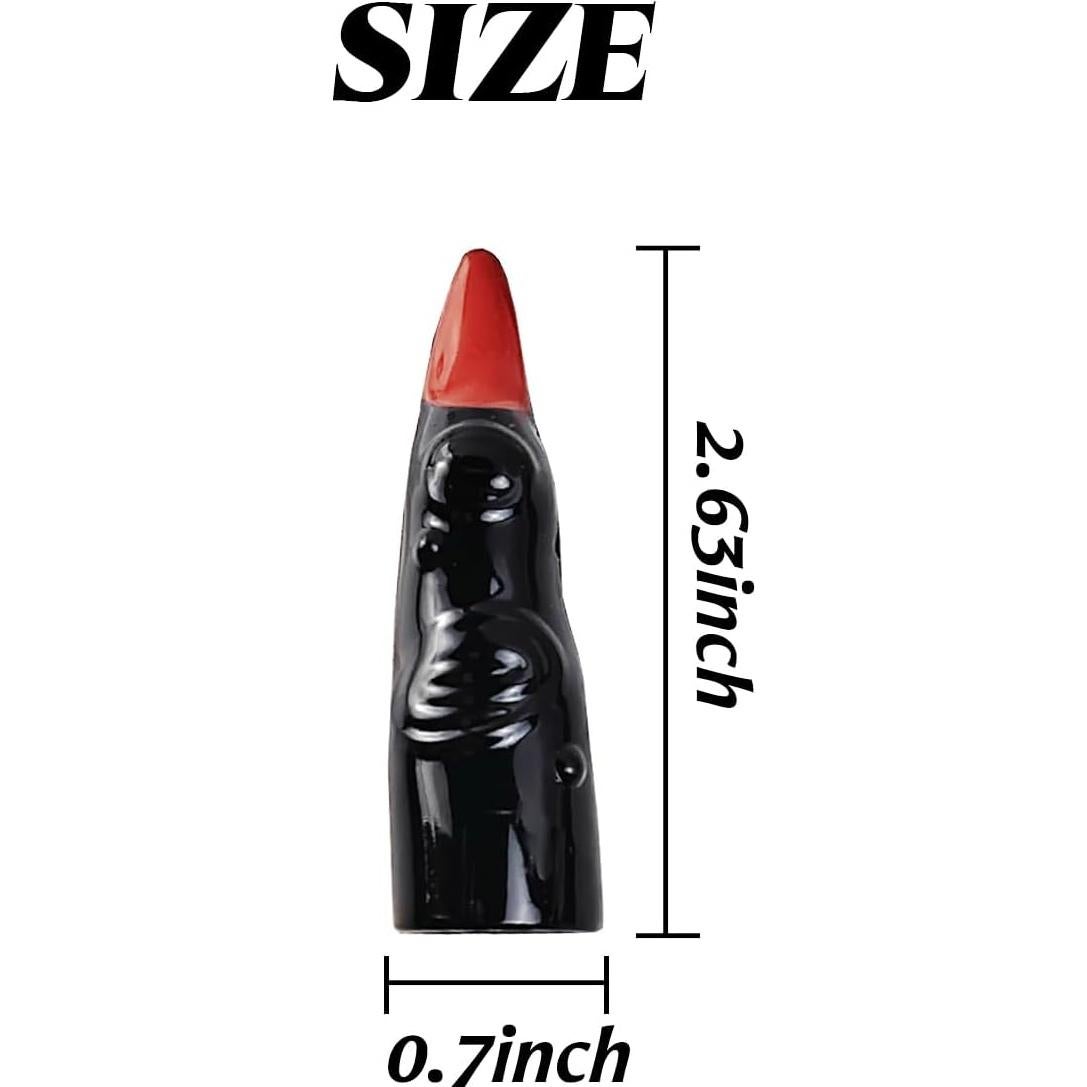 35 Dedos de Bruja de Plástico GXXMEI para Halloween - 5 Colores