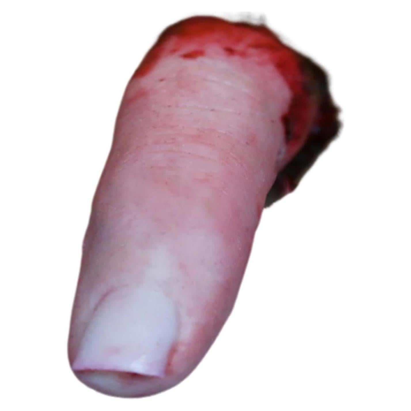 Dedo Cortado Sangriento Realista - Prop de Resina para Halloween