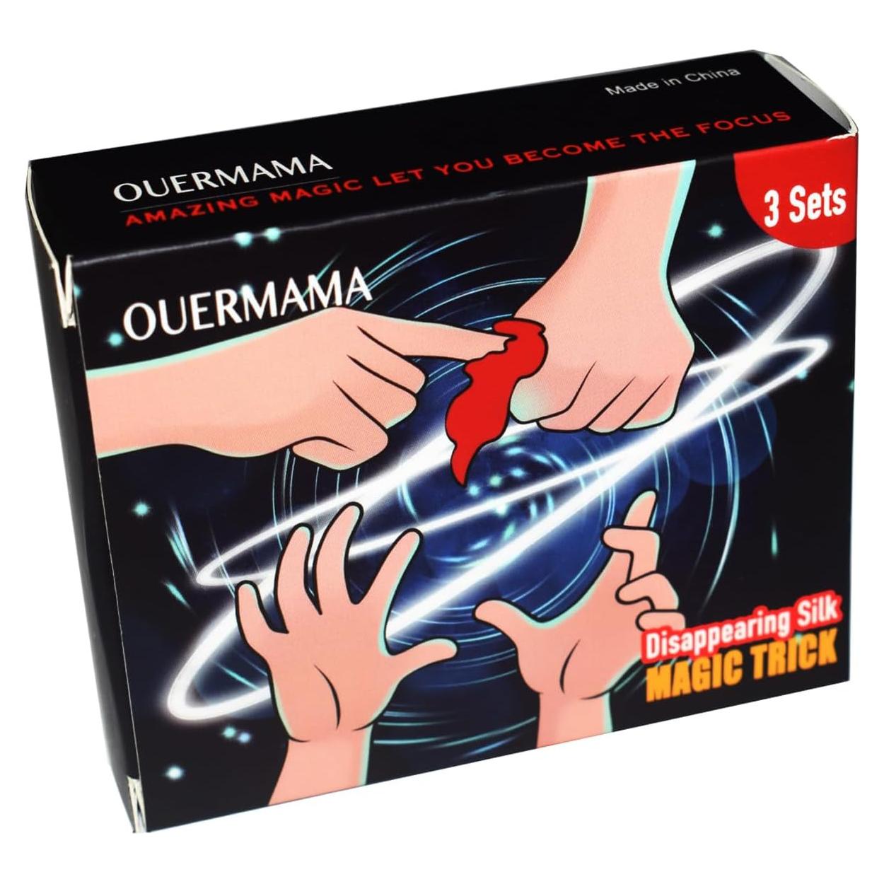 Punta de Dedo Mágica OUERMAMA con 3 Pañuelos - Accesorio Mágico