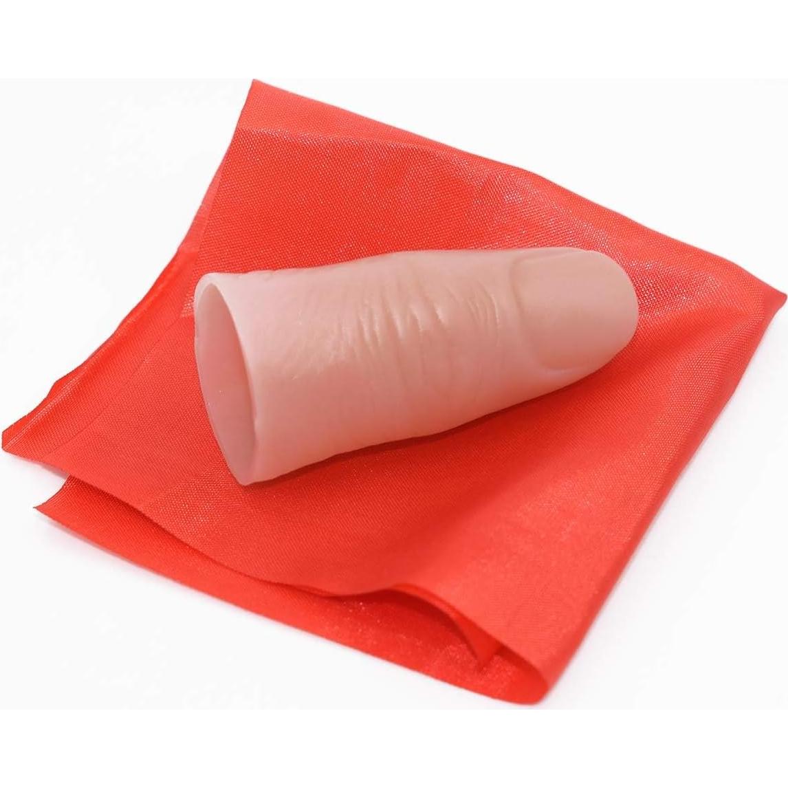 Punta de Dedo Mágica OUERMAMA con 3 Pañuelos - Accesorio Mágico