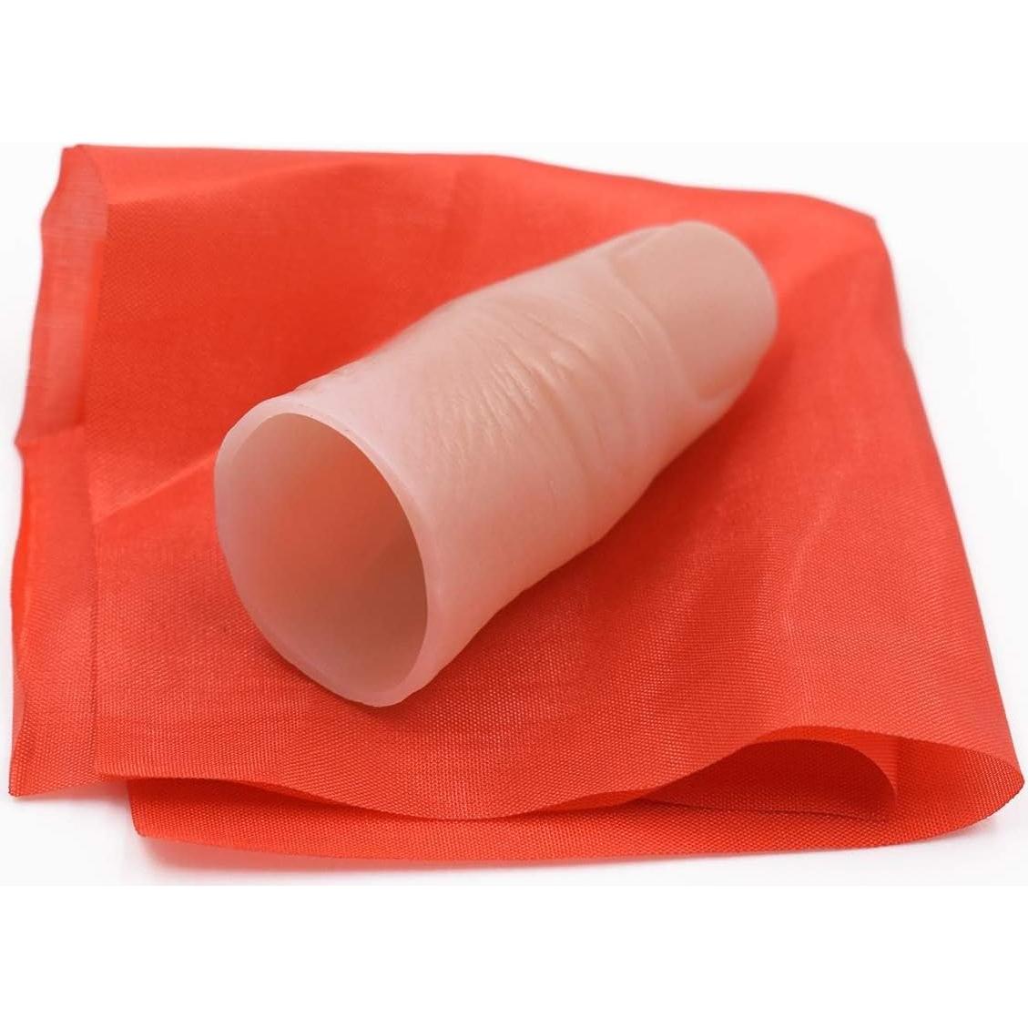 Punta de Dedo Mágica OUERMAMA con 3 Pañuelos - Accesorio Mágico