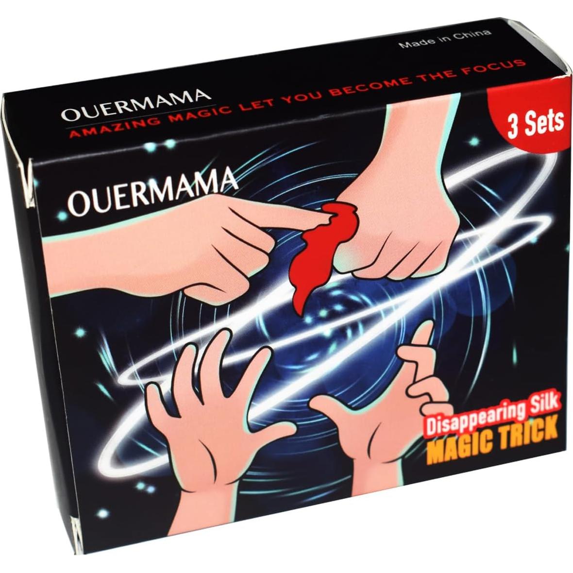 Punta de Dedo Mágica OUERMAMA con 3 Pañuelos - Accesorio Mágico