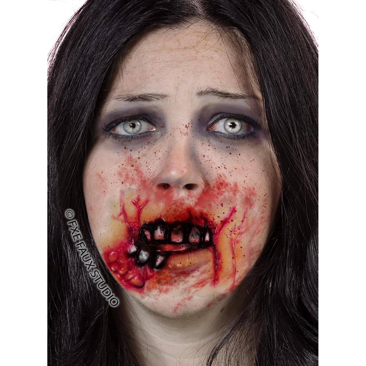 Herida Cortada Zombie de Láttex Fxe Faux Studio - Halloween