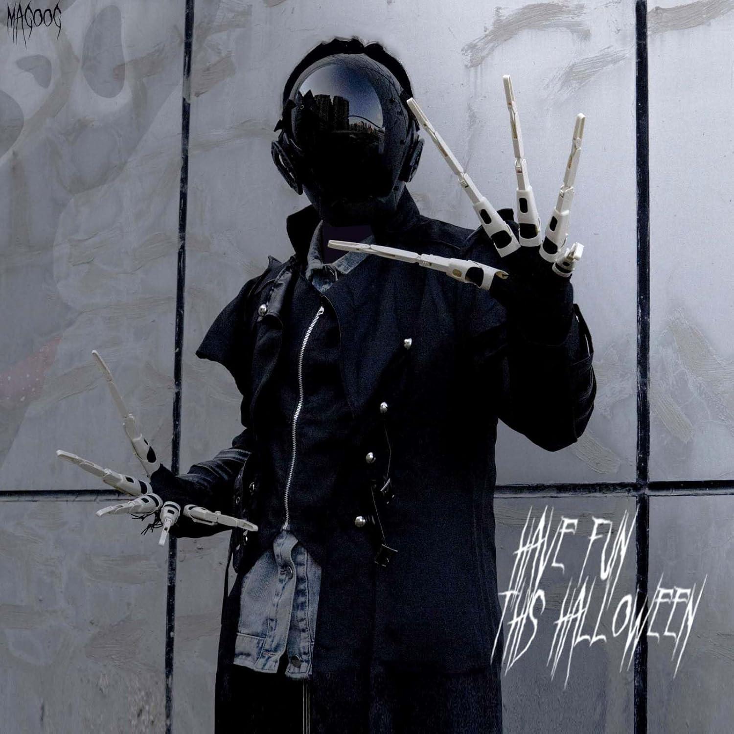 Dedos Articulados de Halloween Magoog con Guantes - 1 Par Blanco