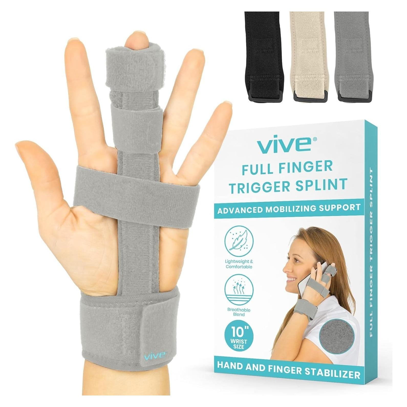 Férula para Dedo en Gatillo Vive - Soporte Ajustable y Alivio del Dolor