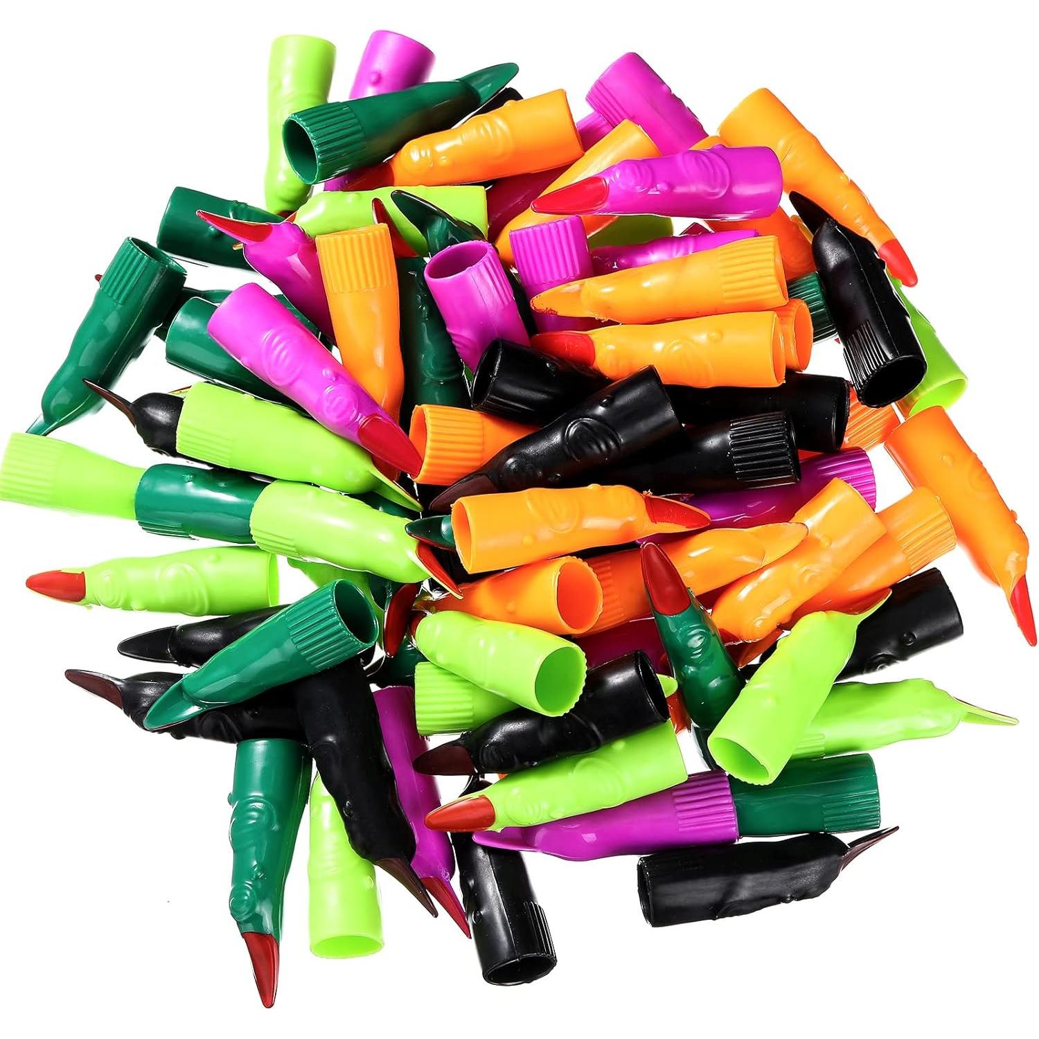 100 Dedos de Bruja Sosation para Halloween - Accesorios de Disfraz