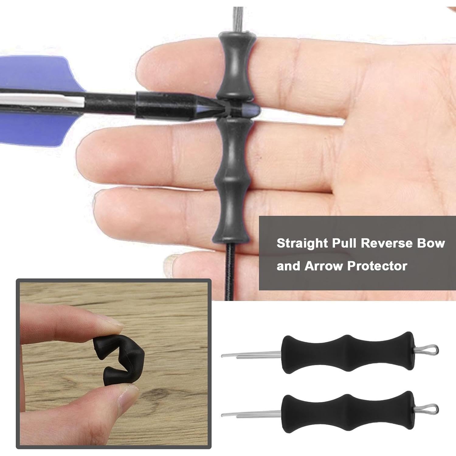 Protectores de Dedos de Arquería eMagTech Silicona 9 Juegos