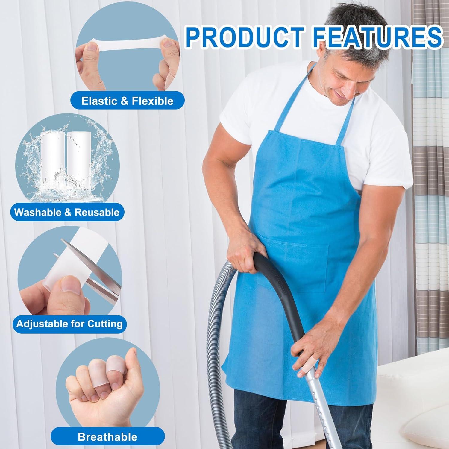 Protectores de Dedos de Gel ANCIRS - 6 Pcs, Alivio Artritis