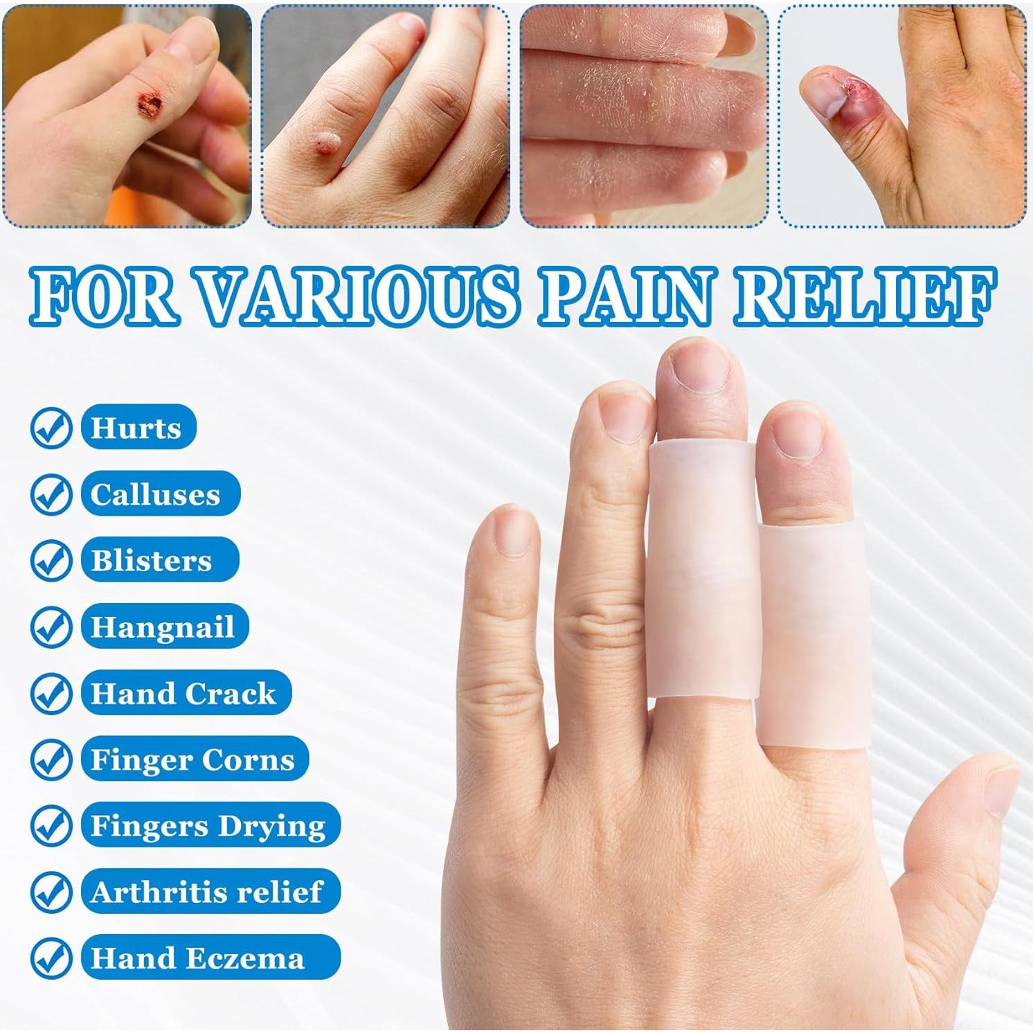 Protectores de Dedos de Gel ANCIRS - 6 Pcs, Alivio Artritis