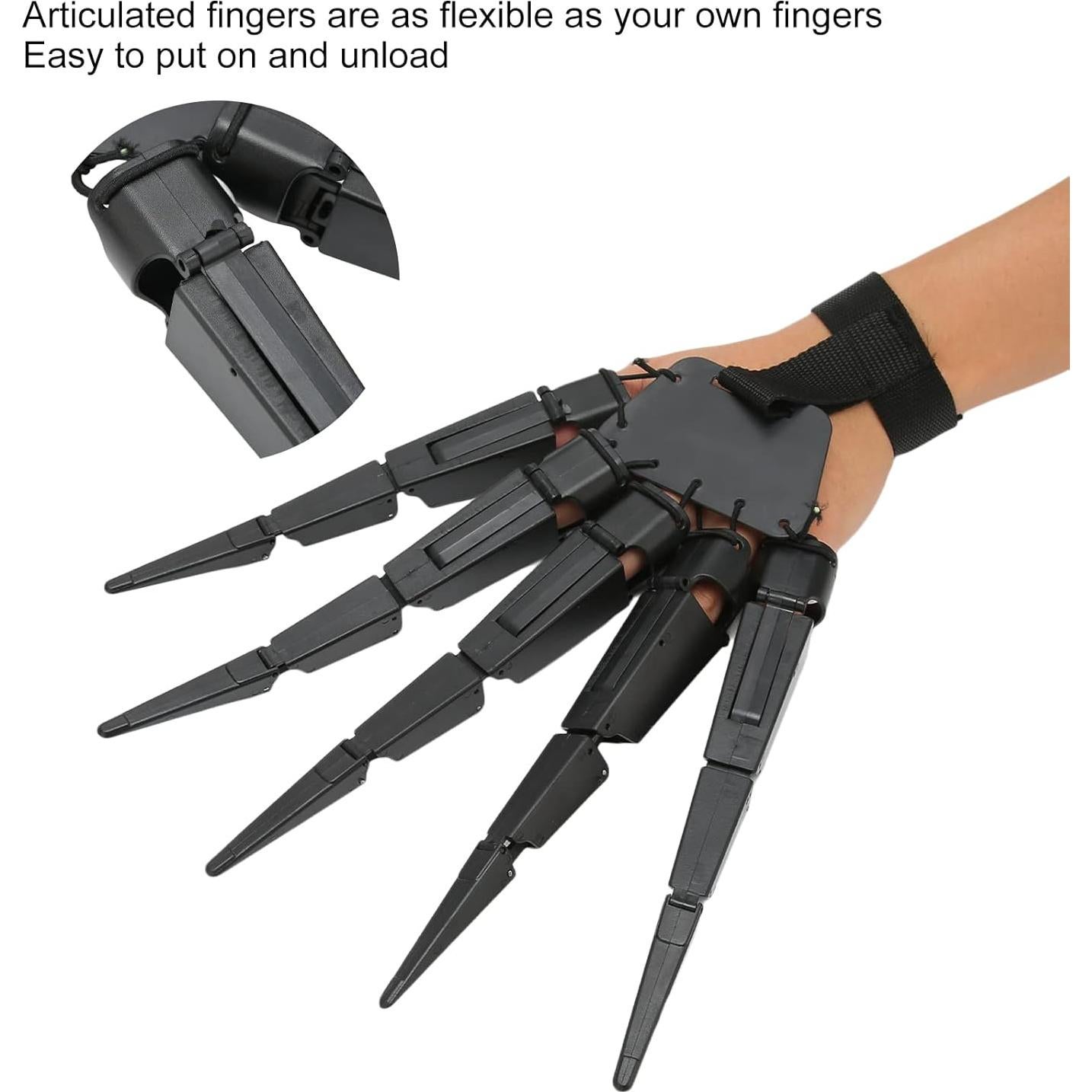 Extensiones de Dedos Articulados Dioche Halloween - Usables, 23.5x14.5cm