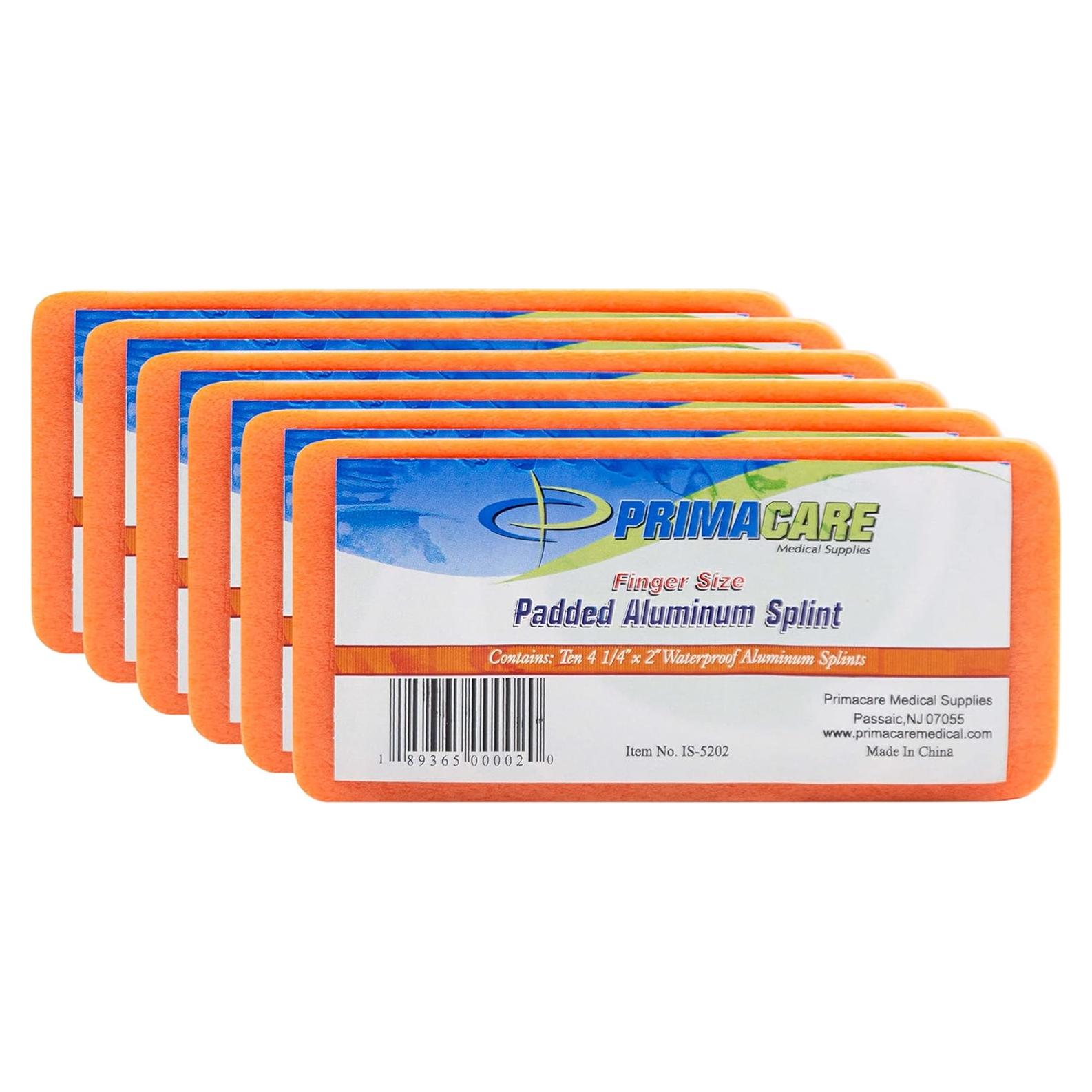 Férulas de Dedo Acolchadas Primacare IS-5202 - Paquete de 10