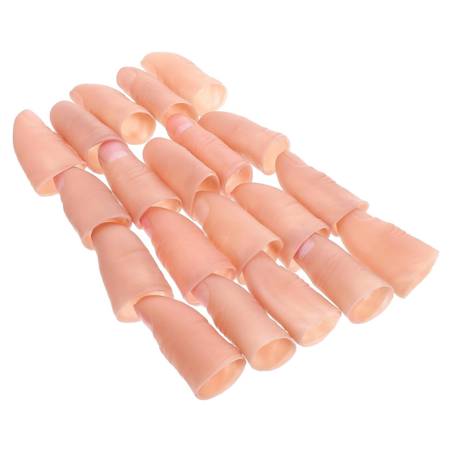 20 Piezas Dedos Falsos Guantes Mágicos CHICAMPERA