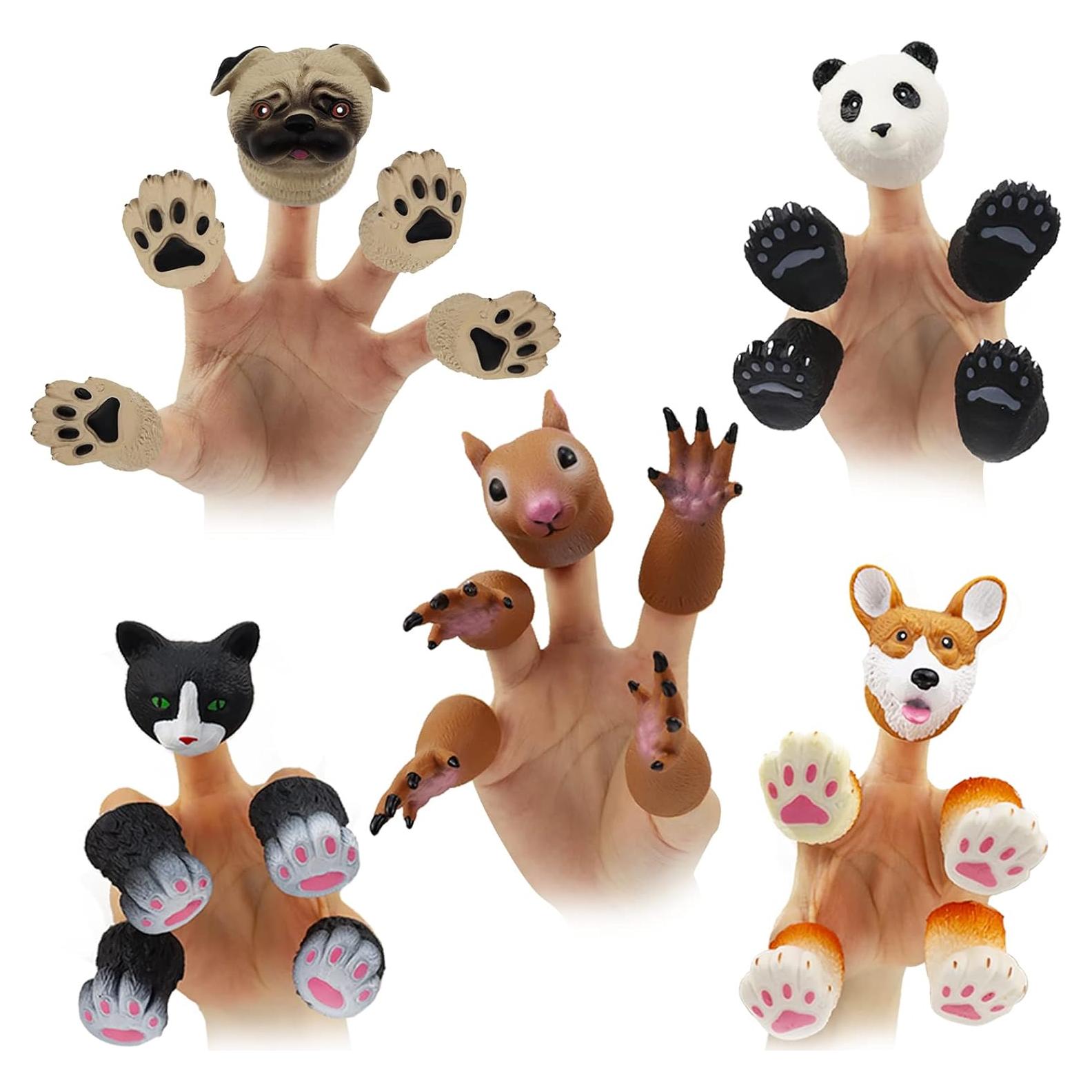 Muñecos de Dedo de Animales MIMIDOU 5 Set para Niños