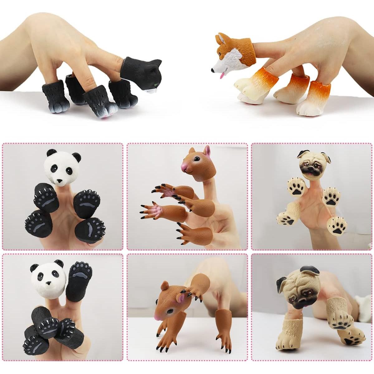 Muñecos de Dedo de Animales MIMIDOU 5 Set para Niños