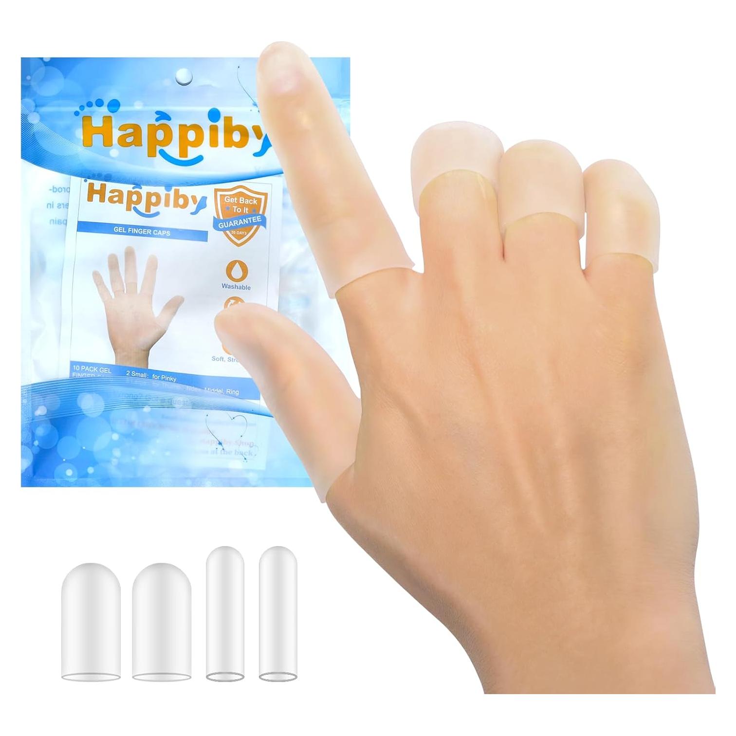 20 Fundas de Silicona para Dedos Happiby - Protección y Curación