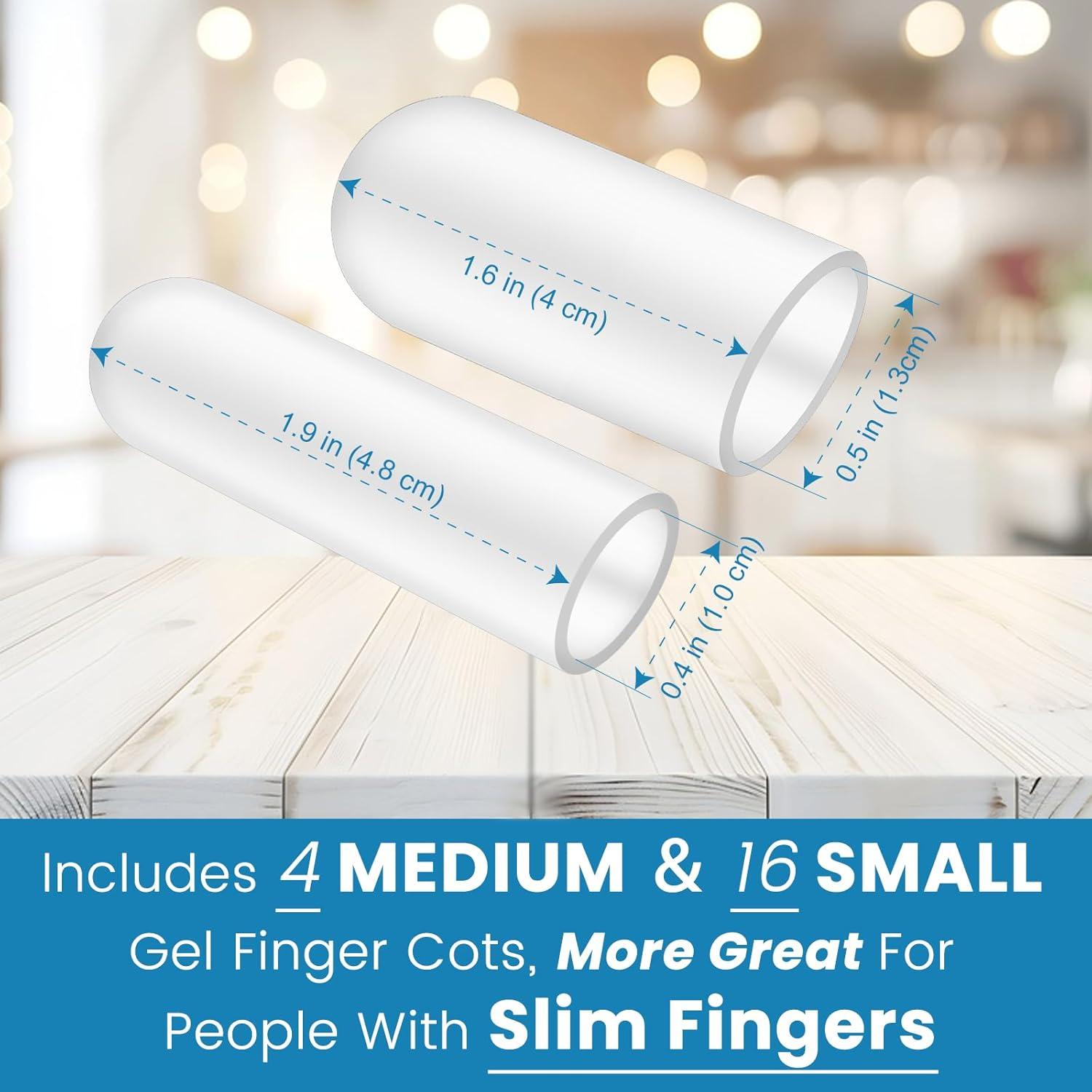 20 Fundas de Silicona para Dedos Happiby - Protección y Curación