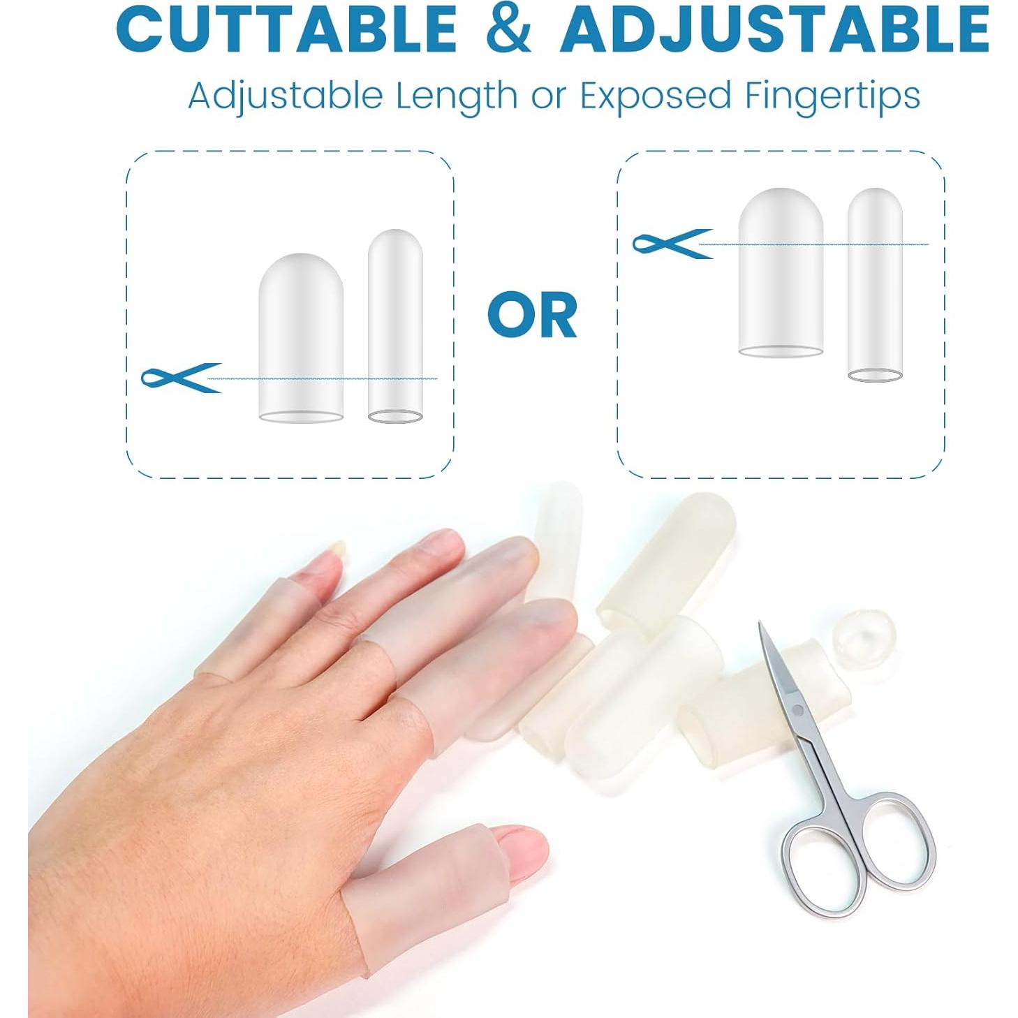 20 Fundas de Silicona para Dedos Happiby - Protección y Curación