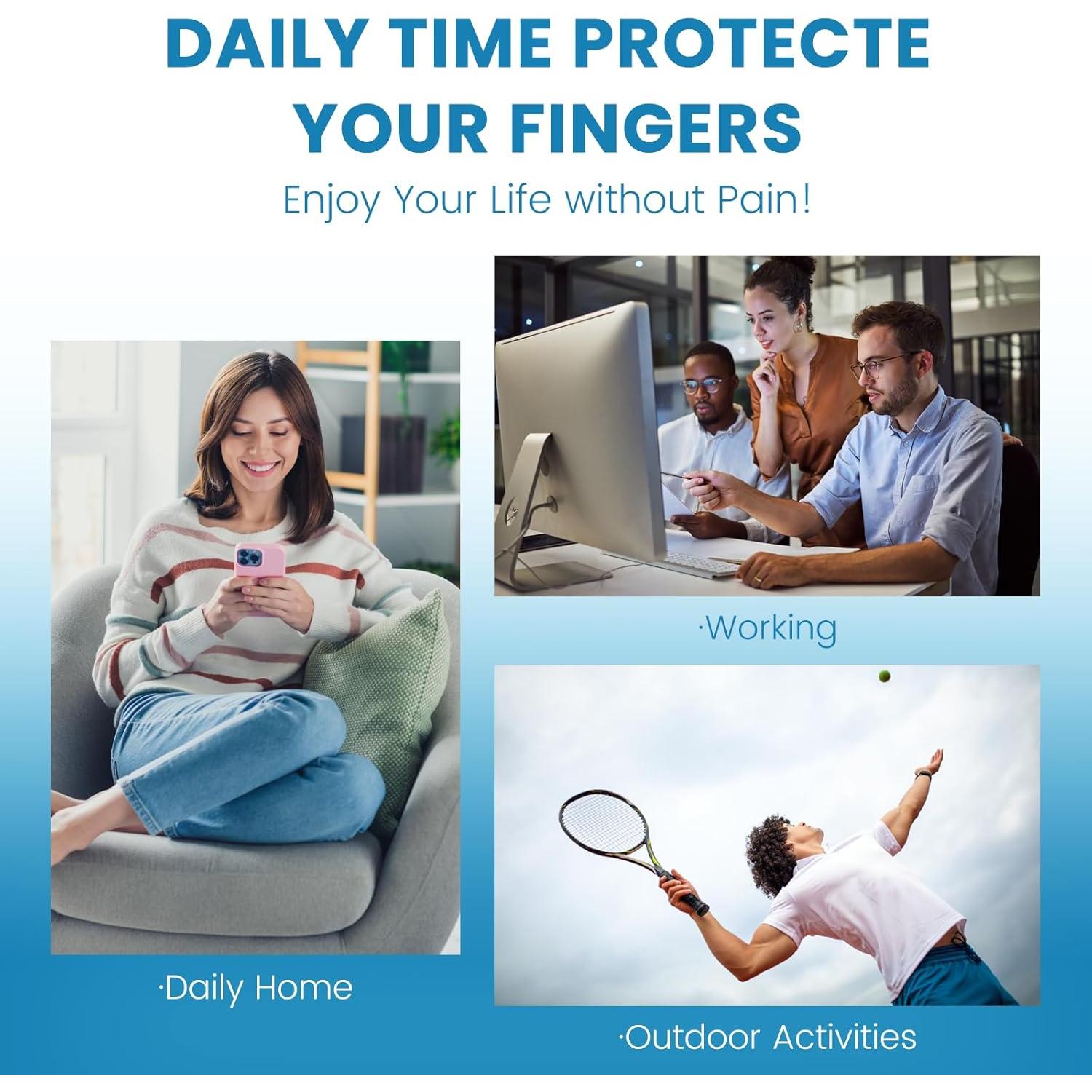 20 Fundas de Silicona para Dedos Happiby - Protección y Curación