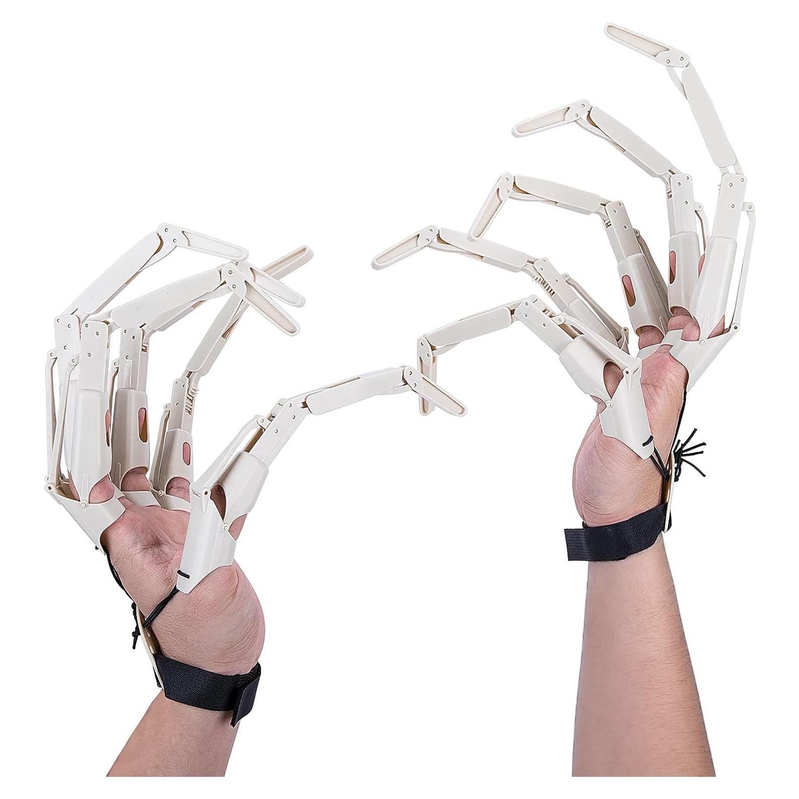 Dedo Articulado Halloween Moonoom - Guantes Flexibles Esqueléticos