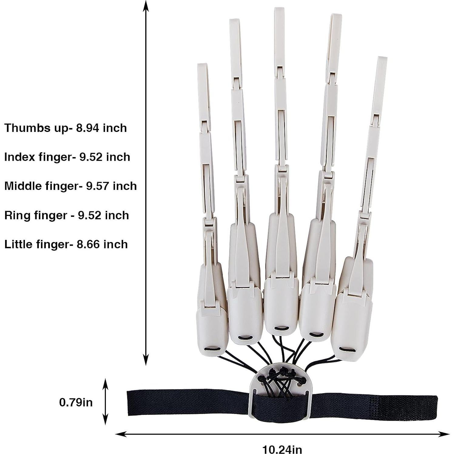 Dedo Articulado Halloween Moonoom - Guantes Flexibles Esqueléticos