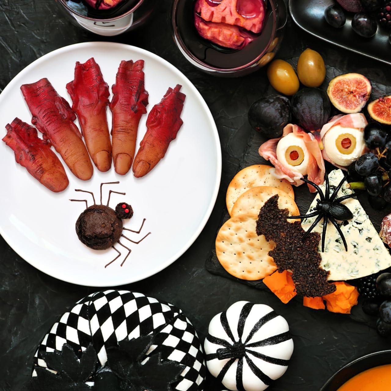 Dedos Falsos Sangrientos Halloween IMIKEYA 10 Piezas Realistas